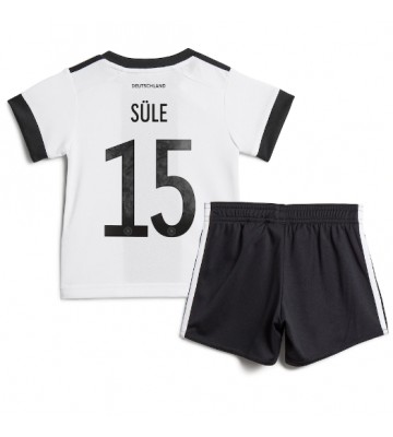 Tyskland Niklas Sule #15 Hjemmebanesæt Børn VM 2022 Kort ærmer (+ korte bukser)